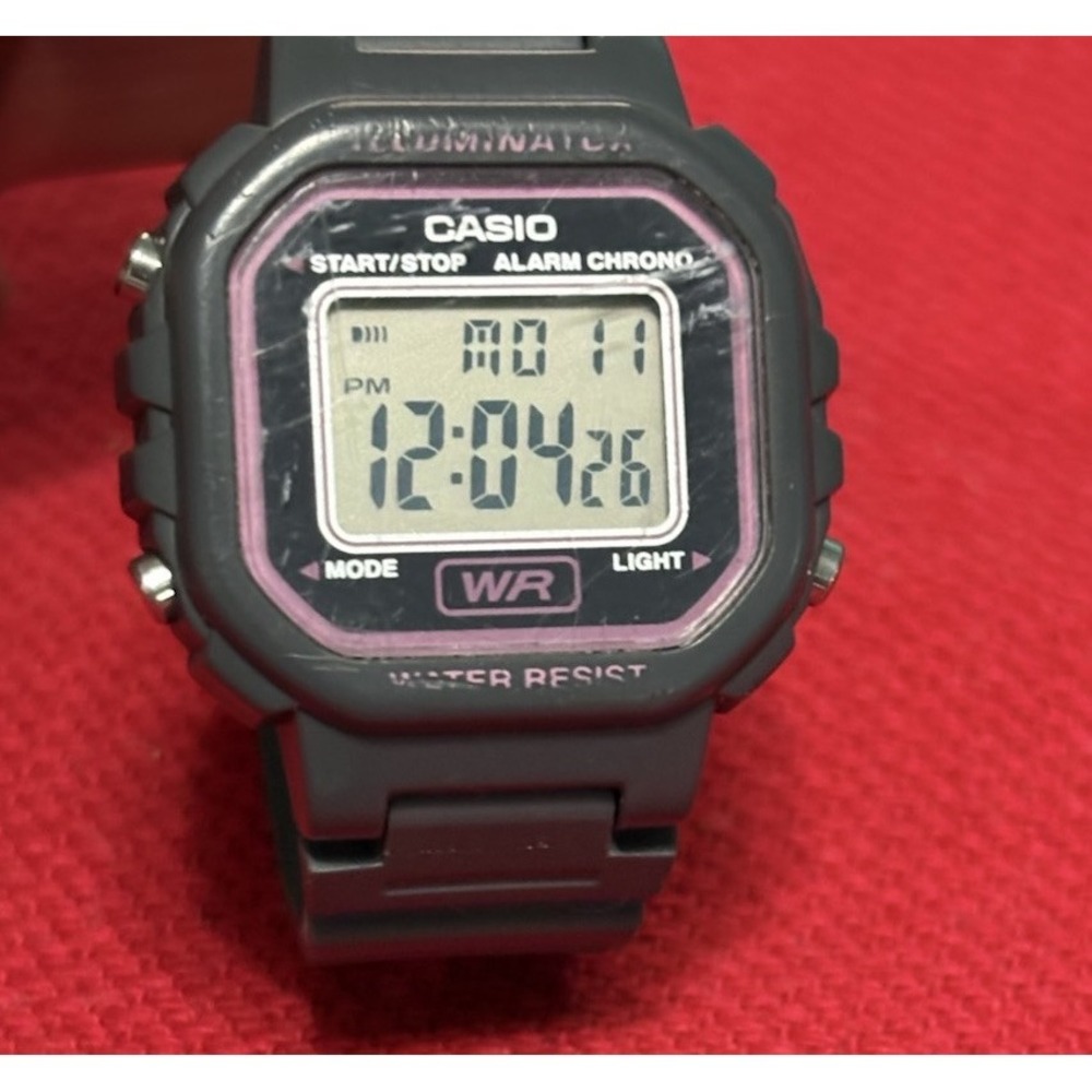 CASIO LA-20WH-8A Urethane Band Quartz 50M WR Wrist Digital Unisex Watch READ